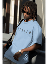 Arrival Oversized T-Shirt Baby Blue - Fitaiim