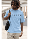 Arrival Oversized T-Shirt Baby Blue - Fitaiim