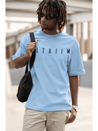 Arrival Oversized T-Shirt Baby Blue - Fitaiim
