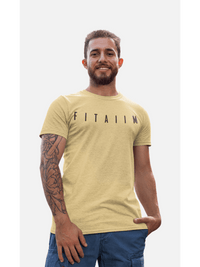 Arrival Supima T-Shirt Beige - Fitaiim