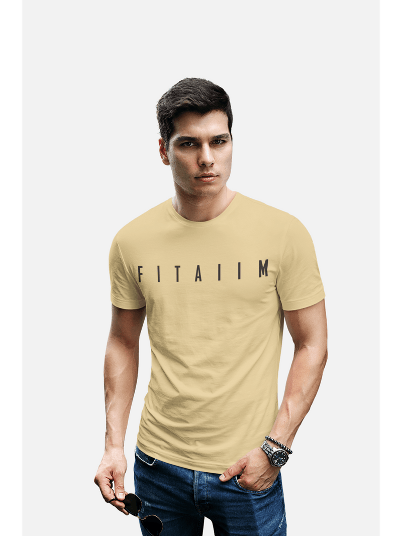 Arrival T-Shirt Beige - Fitaiim