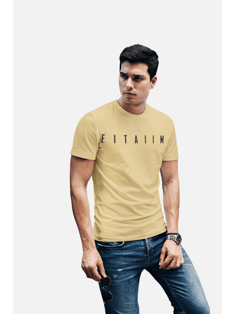 Arrival T-Shirt Beige - Fitaiim