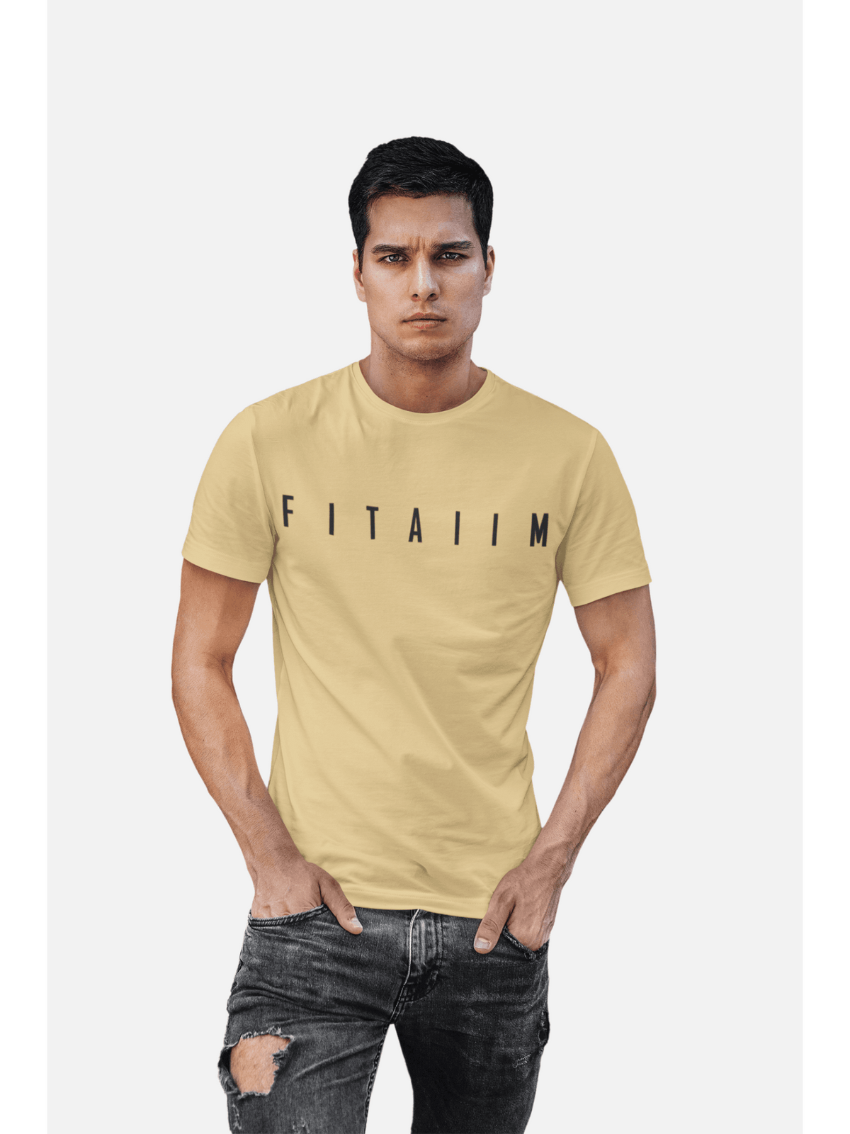 Arrival T-Shirt Beige - Fitaiim