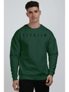 Arrival Oversized Sweatshirt Bottle Green - Fitaiim