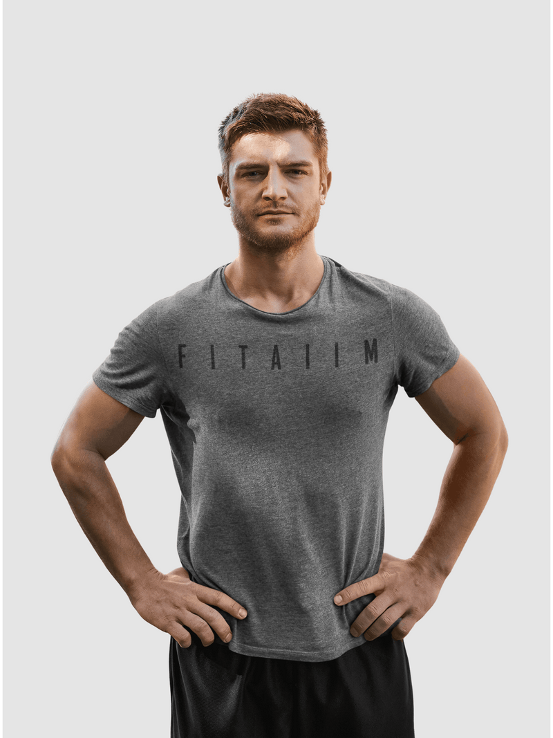 Arrival T-Shirt Charcoal Grey - Fitaiim