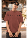 Arrival Oversized T-Shirt Coral - Fitaiim