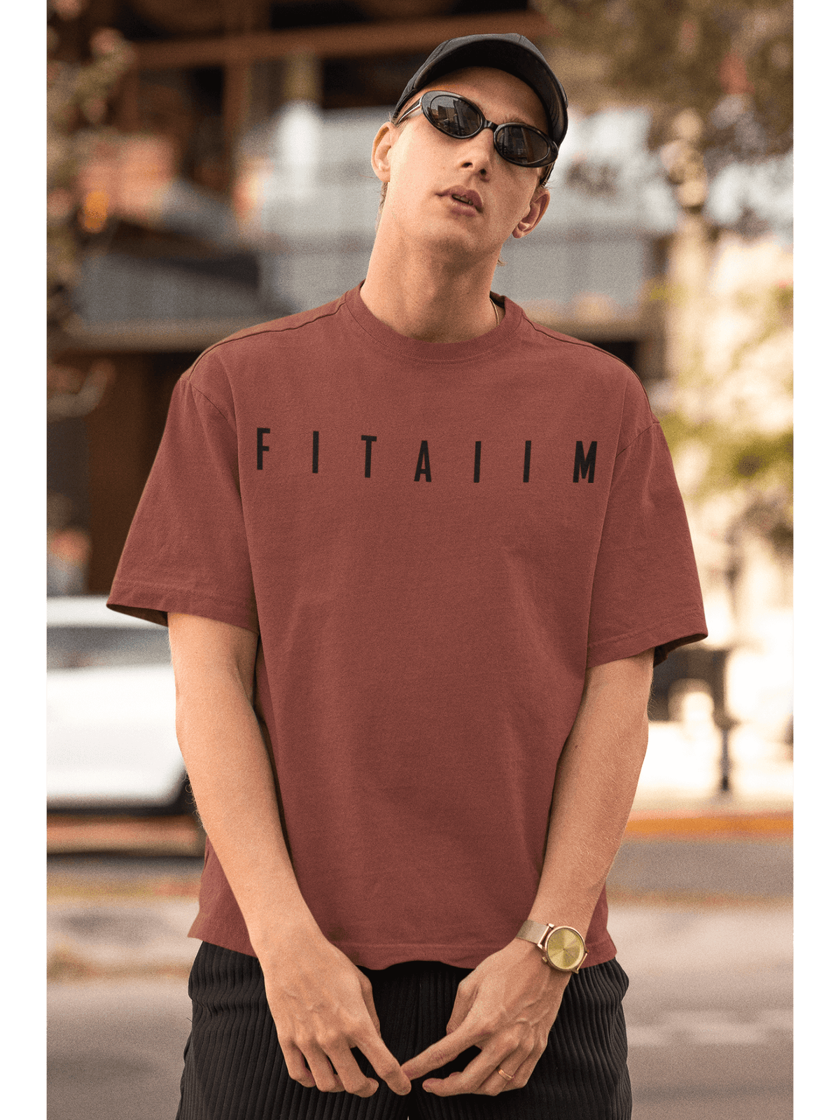 Arrival Oversized T-Shirt Coral - Fitaiim