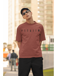 Arrival Oversized T-Shirt Coral - Fitaiim