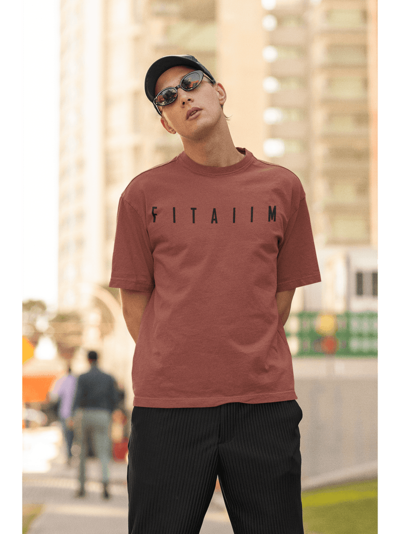 Arrival Oversized T-Shirt Coral - Fitaiim