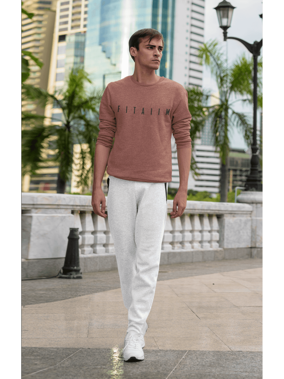 Arrival Sweatshirt Coral - Fitaiim