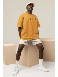 Arrival Oversized T-Shirt Golden Yellow - Fitaiim