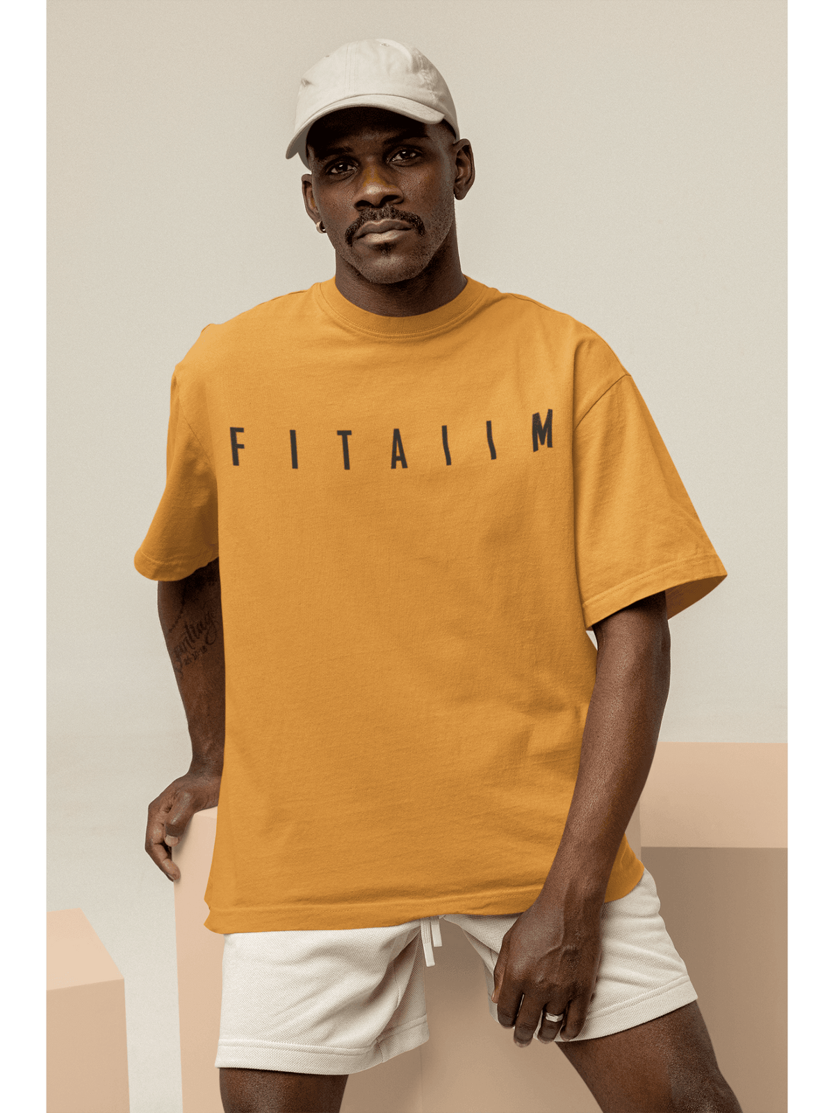 Arrival Oversized T-Shirt Golden Yellow - Fitaiim