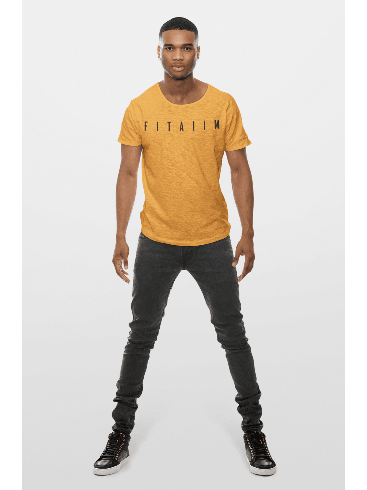 Arrival T-Shirt Golden Yellow - Fitaiim