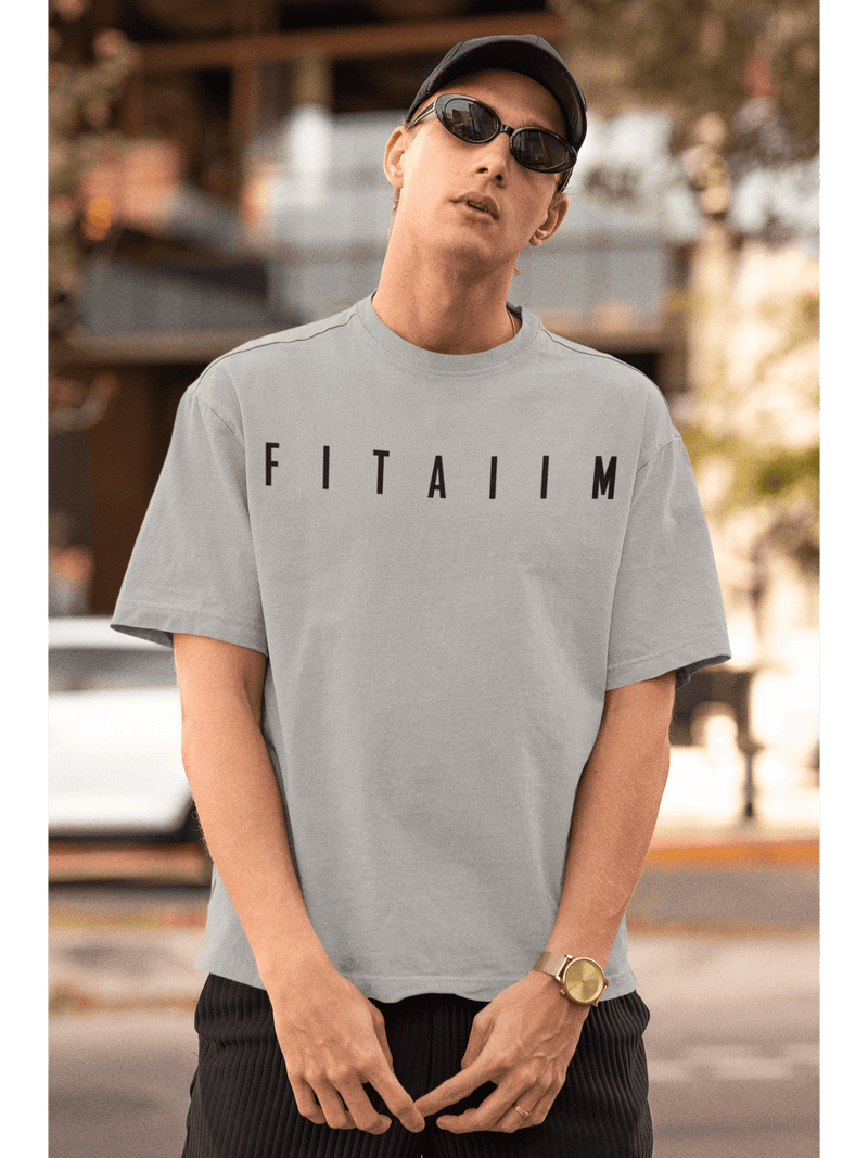 Arrival Oversized T-Shirt Grey - Fitaiim
