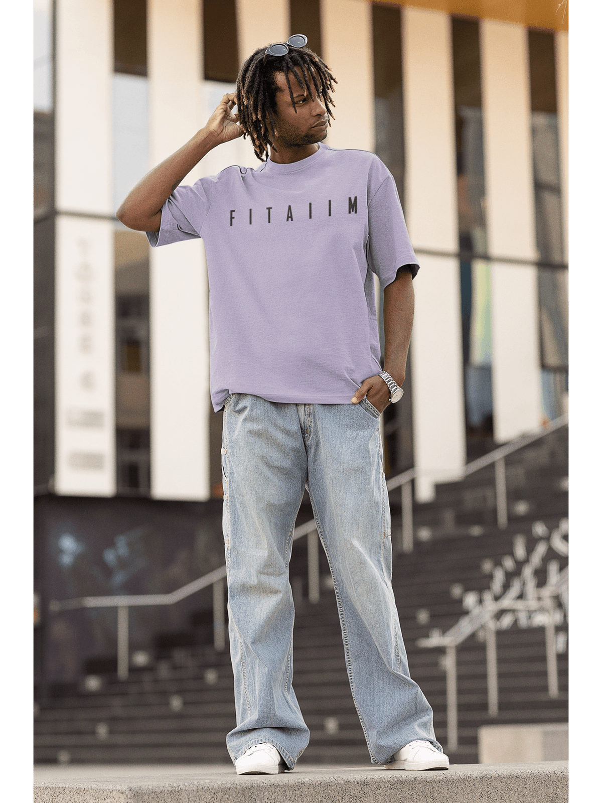 Arrival Oversized T-Shirt Lavender - Fitaiim