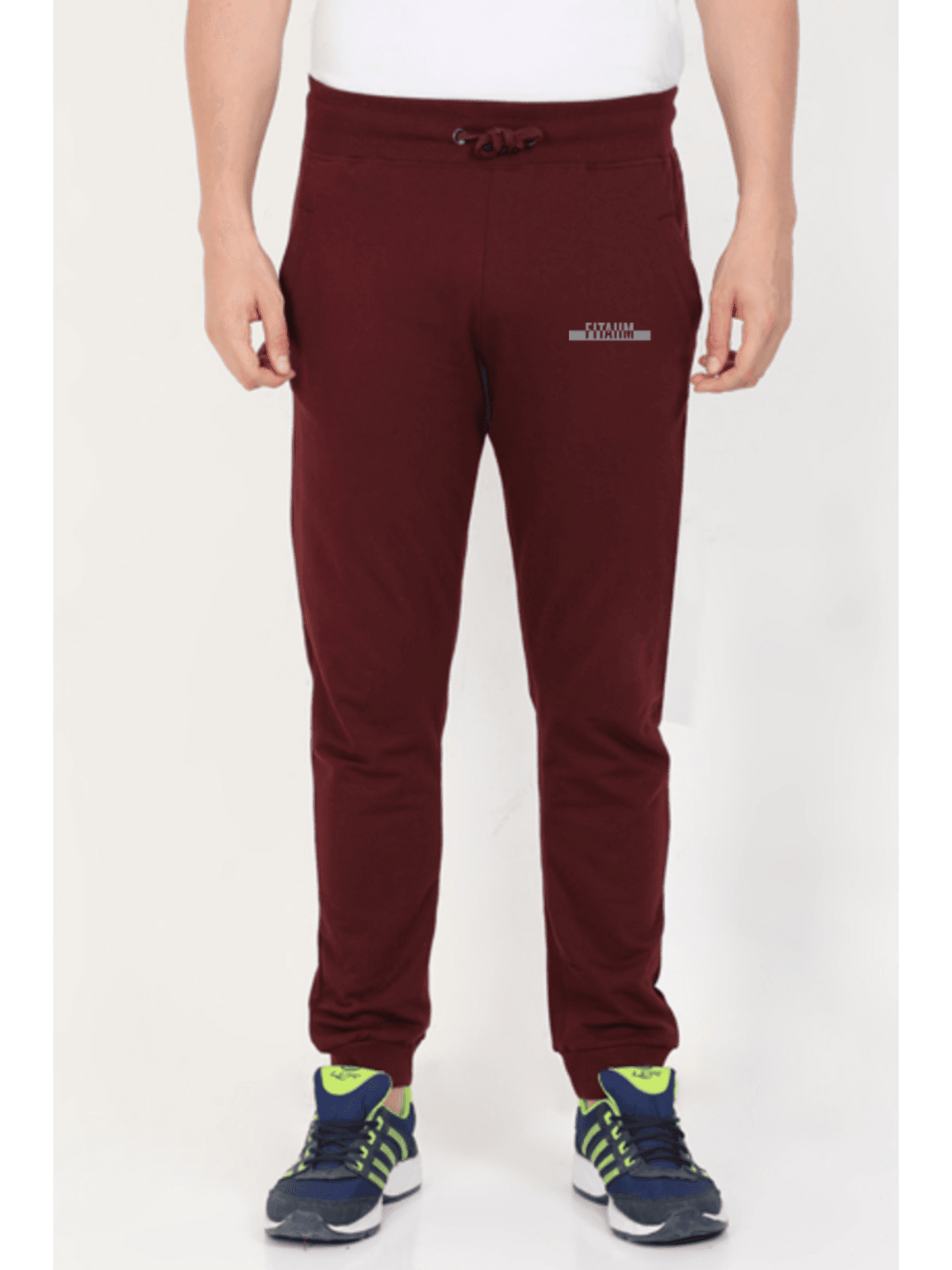 Power Men Jogger Maroon - Fitaiim