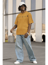 Arrival Oversized T-Shirt Mustard Yellow - Fitaiim