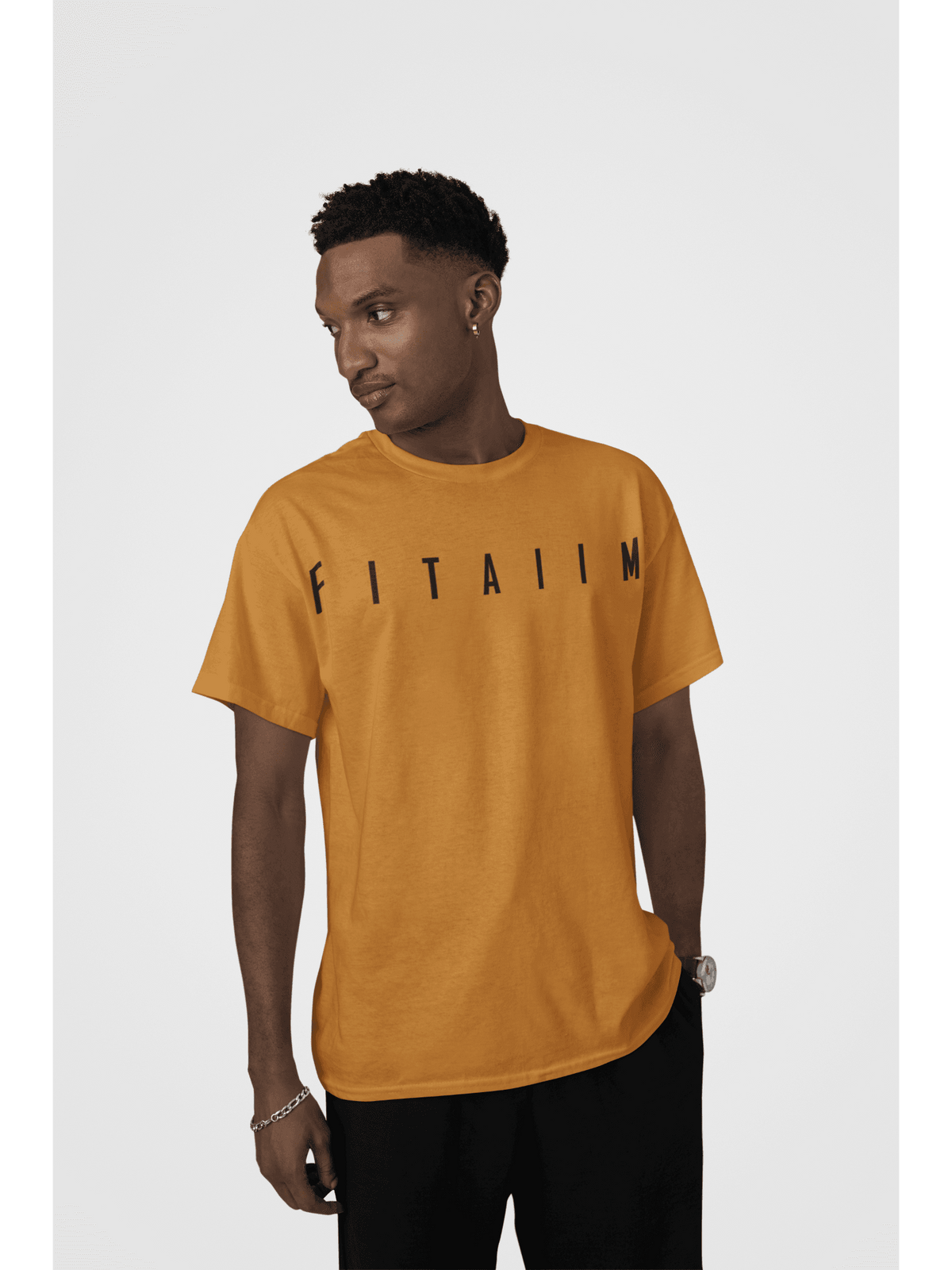 Arrival T-Shirt Mustard Yellow - Fitaiim