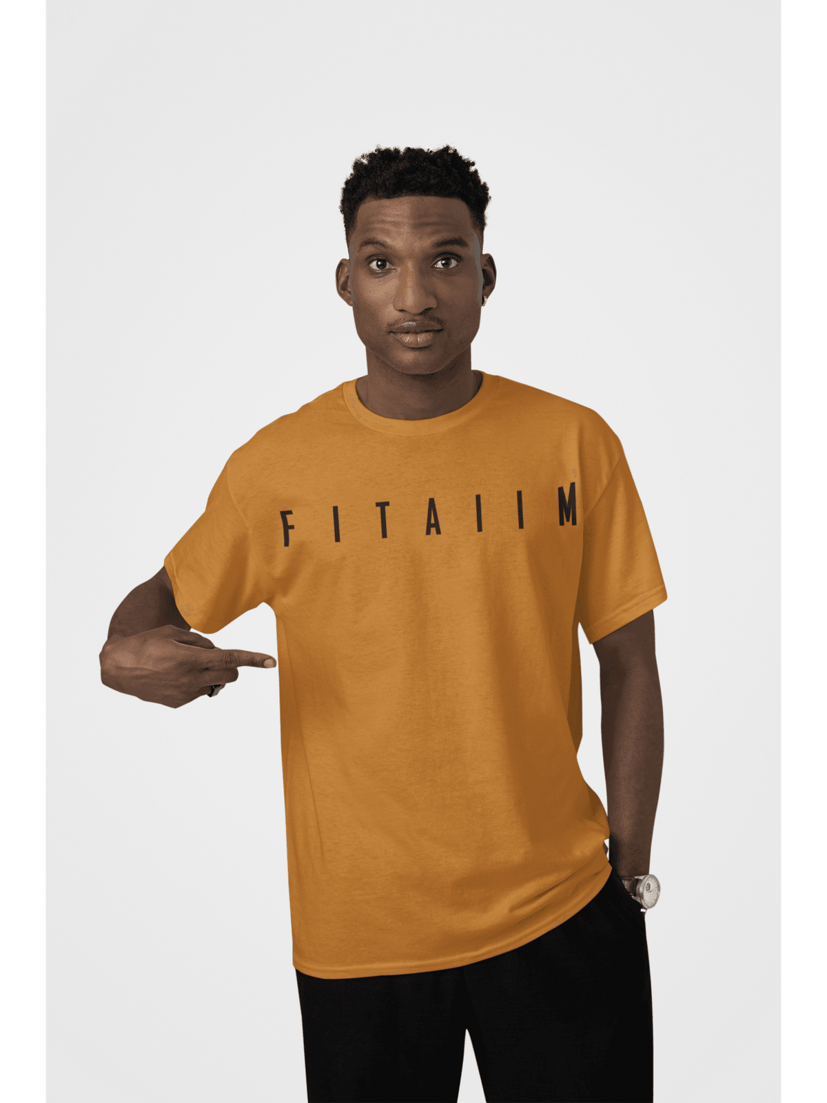 Arrival T-Shirt Mustard Yellow - Fitaiim