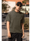 Arrival Oversized T-Shirt Olive Green - Fitaiim