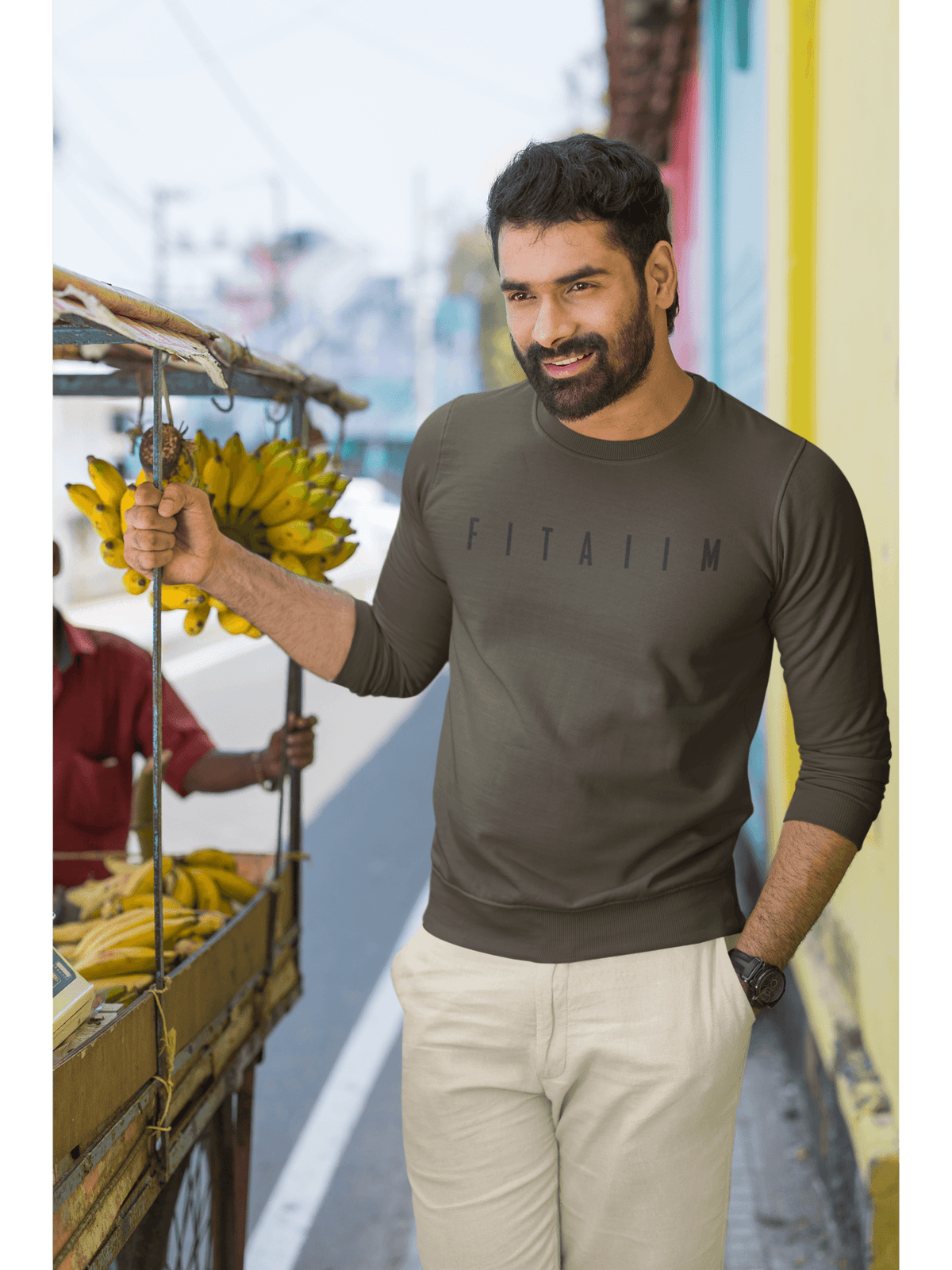 Arrival Sweatshirt Olive Green - Fitaiim