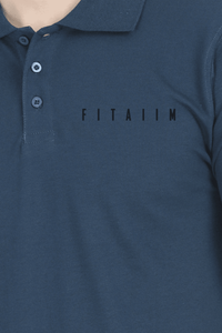 Arrival Polo T-Shirt Petrol Blue - Fitaiim