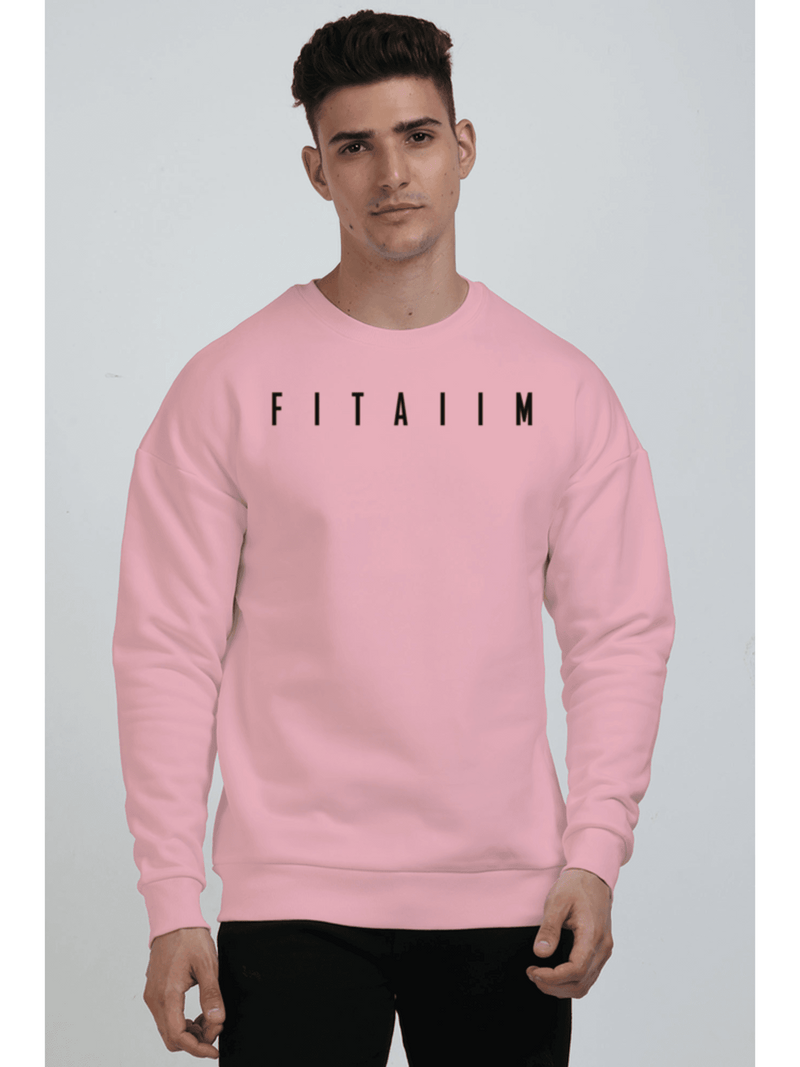 Arrival Oversized Sweatshirt Pink - Fitaiim