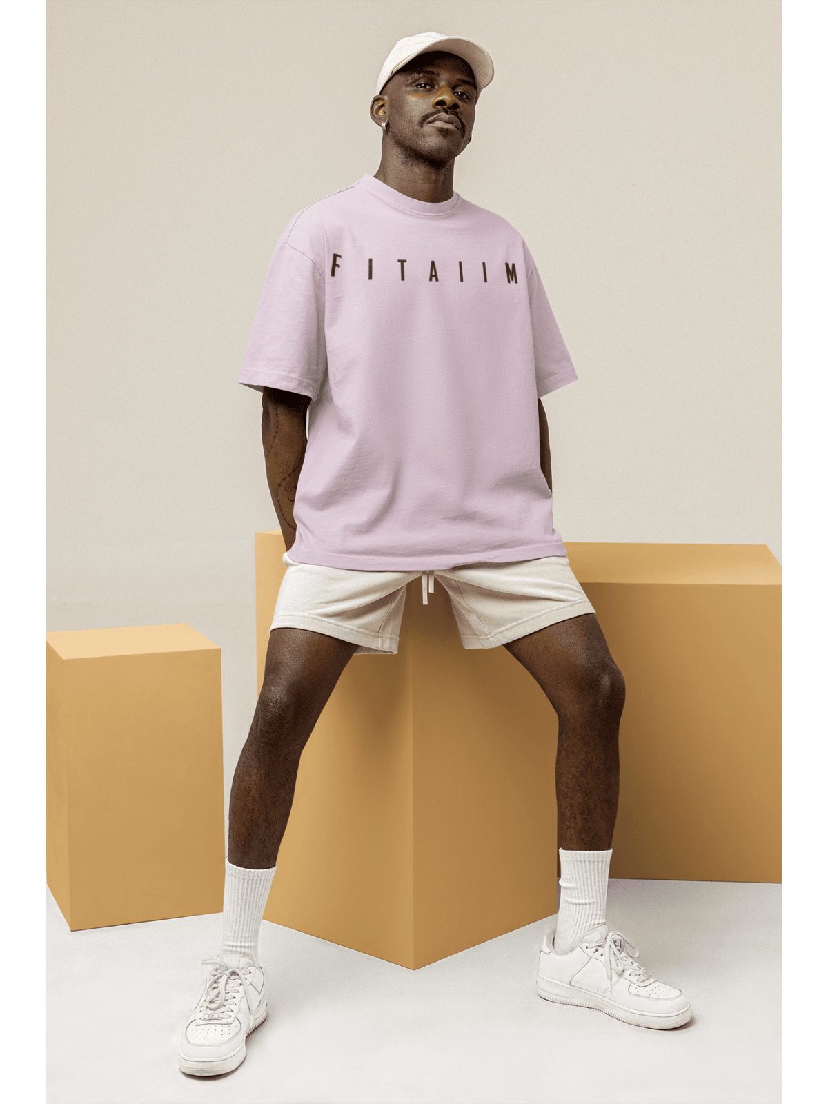 Arrival Oversized T-Shirt Pink - Fitaiim