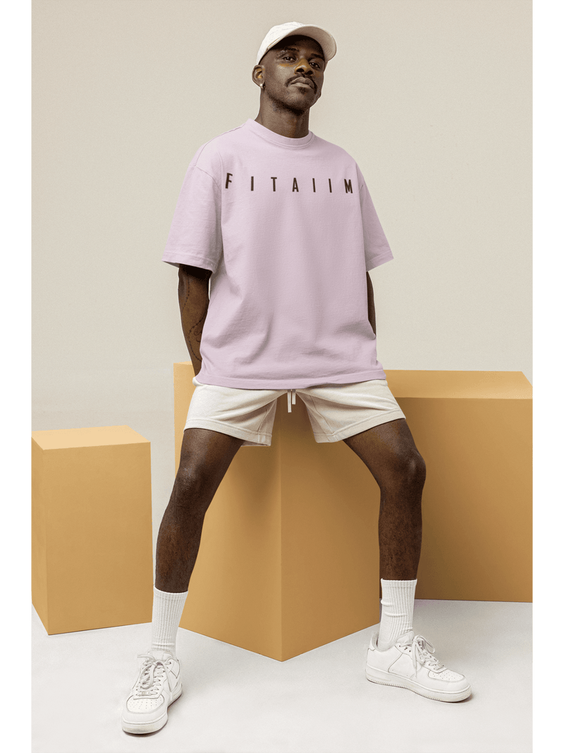 Arrival Oversized T-Shirt Pink - Fitaiim