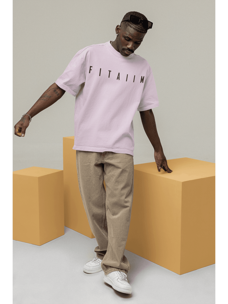 Arrival Oversized T-Shirt Pink - Fitaiim