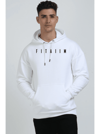 Arrival Oversized Hoodie Sweatshirt White - Fitaiim