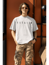 Arrival Oversized T-Shirt White - Fitaiim