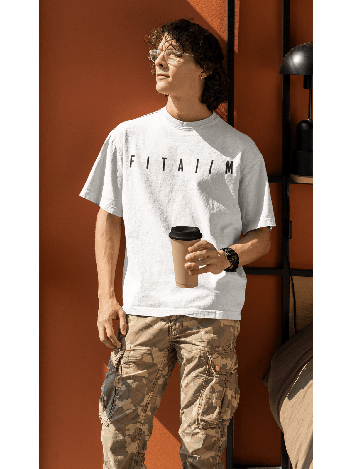 Arrival Oversized T-Shirt White - Fitaiim