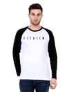 Arrival Raglan Full Sleeve T-Shirt White - Fitaiim