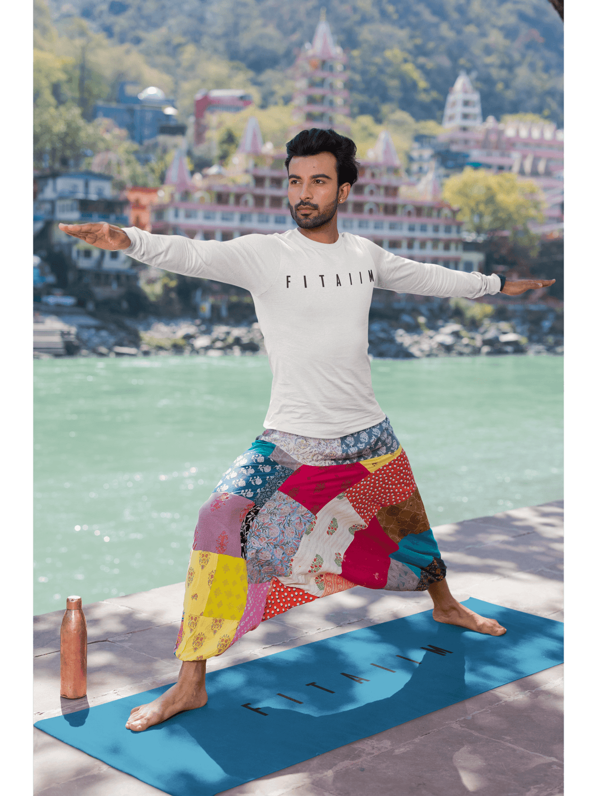 Arrival Round Neck Full Sleeve T-Shirt White - Fitaiim