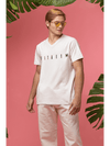 Arrival V-Neck T-shirt White - Fitaiim