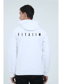 Arrival Zip Hoodie White - Fitaiim
