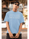 Oversized Men T-Shirt Baby Blue - Fitaiim