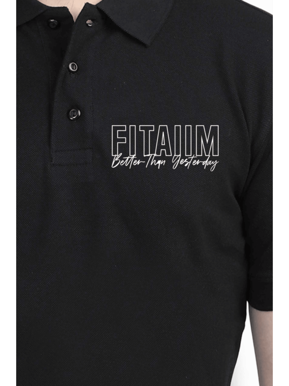 Polo Men T-shirt Black - Fitaiim