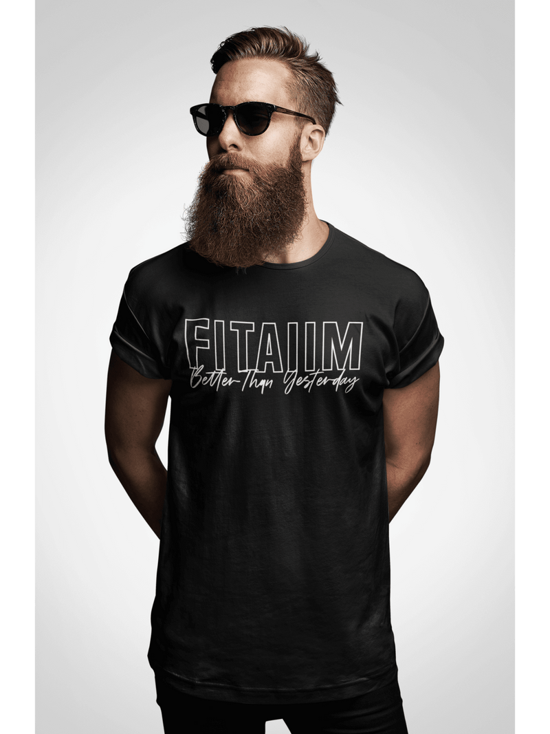 Supima Men T-shirt Black - Fitaiim