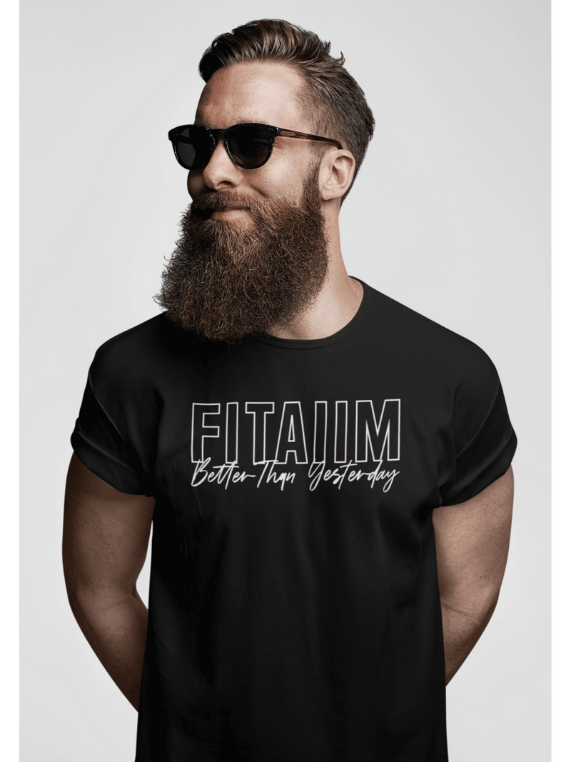 Supima Men T-shirt Black - Fitaiim