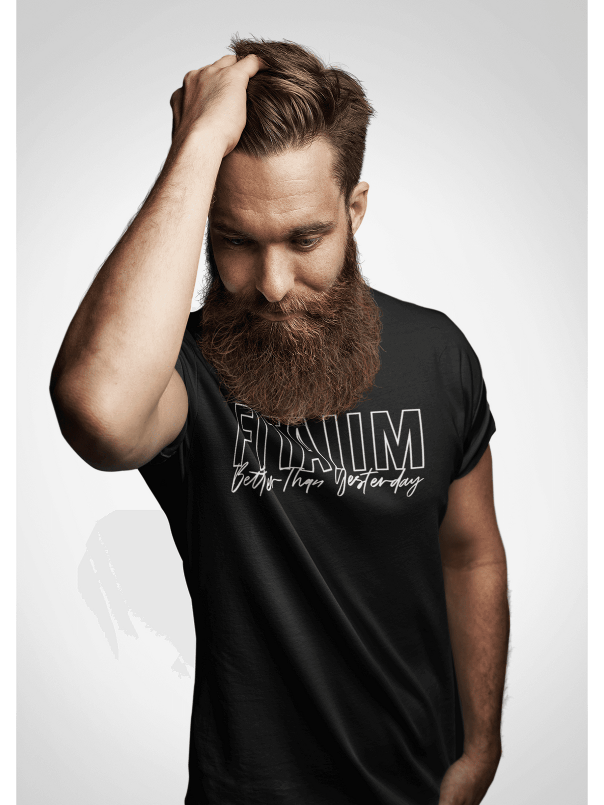Supima Men T-shirt Black - Fitaiim