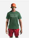 Round Neck T-shirt Bottle Green - Fitaiim