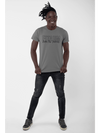 Round Neck T-shirt Charcoal Melange - Fitaiim