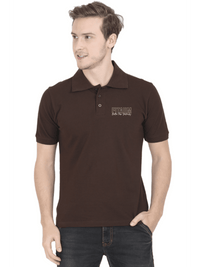 Polo Men T-shirt Coffee Brown - Fitaiim