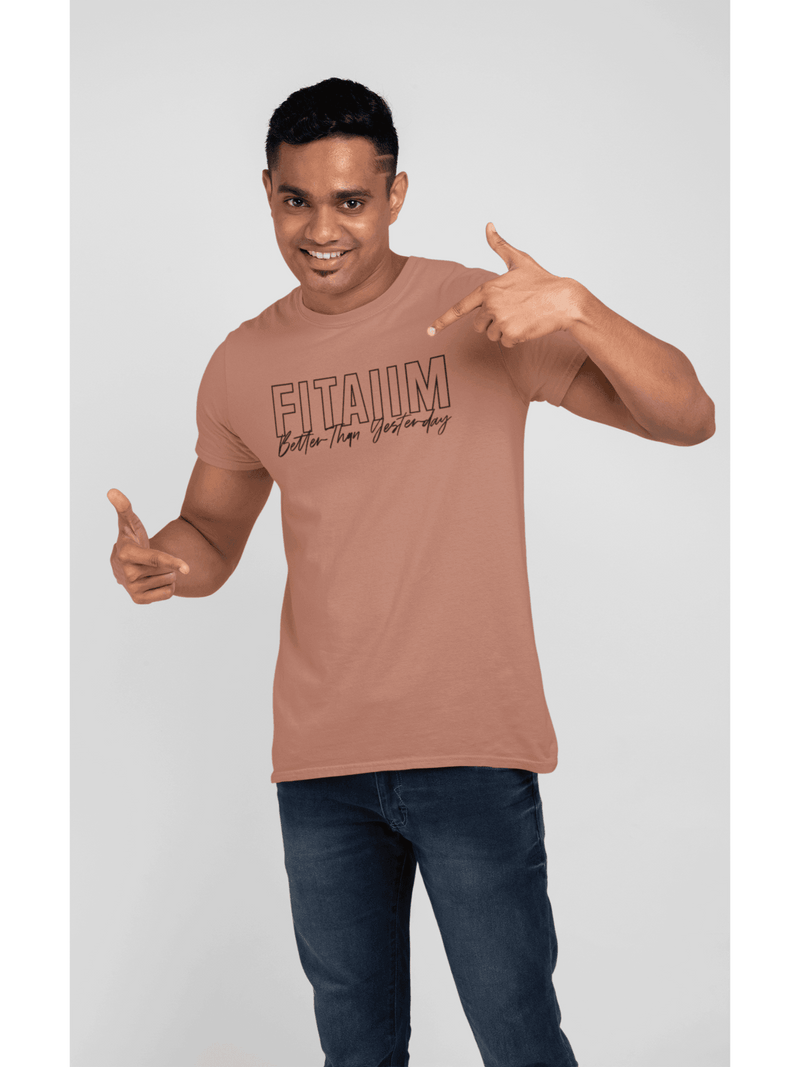 Round Neck T-shirt Copper - Fitaiim