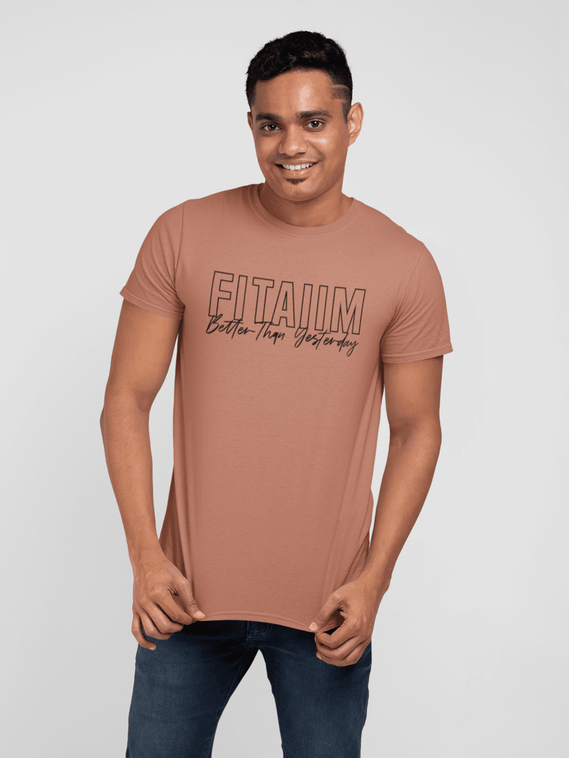 Round Neck T-shirt Copper - Fitaiim
