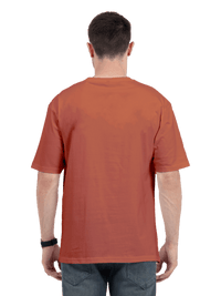 Oversized Men T-Shirt Coral - Fitaiim