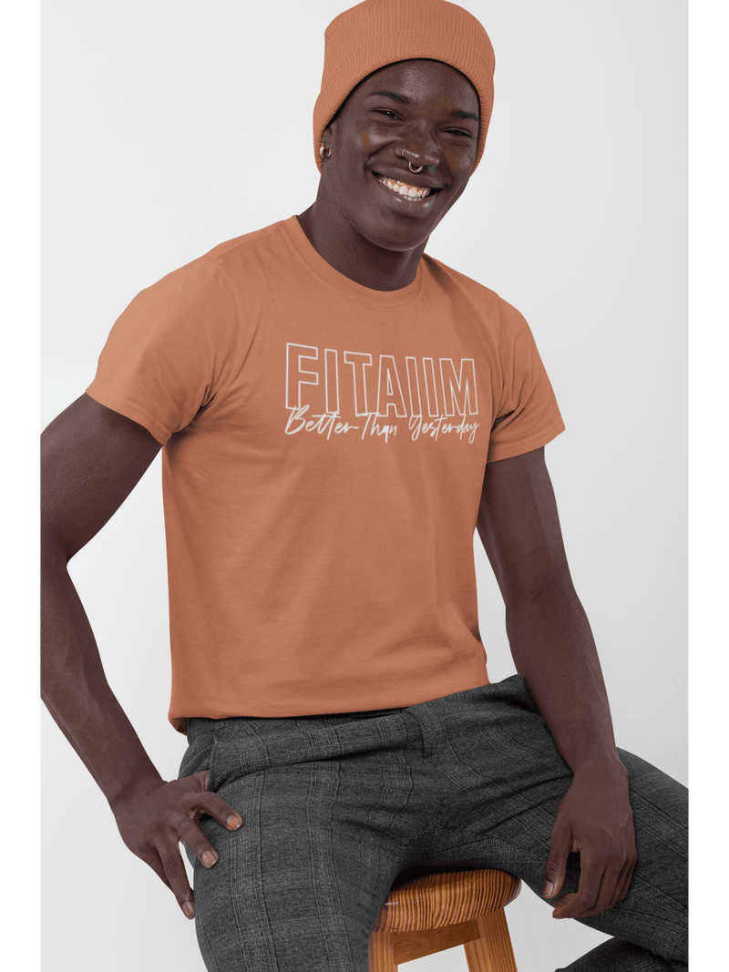 Round Neck T-shirt Coral - Fitaiim