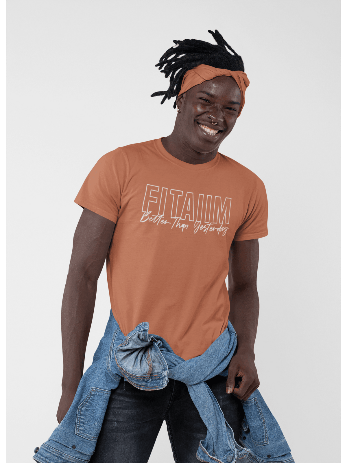 Round Neck T-shirt Coral - Fitaiim